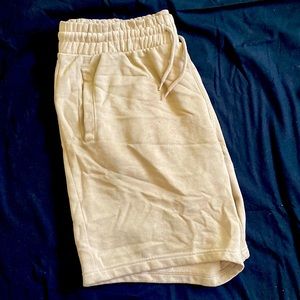 I am selling a pair of tan shorts